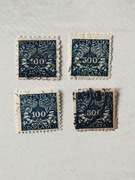 Rok 1920. ,D20I,D21I. kasowane z obiegu . Tzw. rogi obfitości 