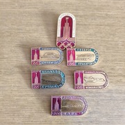 Odznaki z olimpiady z roku 1980 6szt orginal ZSRR