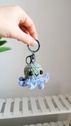 Ośmiornica na szydełku, zawieszka, brelok handmade