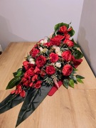 Stroik na grób ,kompozycja na cmentarz ,wiązanka . ST3