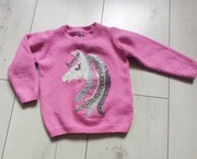 Sweterek Little kids róż jednorożec rozm.104