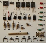 Diody i mostki prostownicze z demontażu