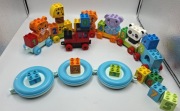 Duży zestaw klocków LEGO Duplo pierwszy pociąg + pociąg do kąpieli