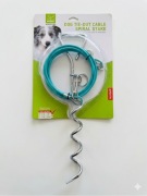 Nowy Zestaw Linka 3m + Palik do Wkręcania Nunbell dla Psa