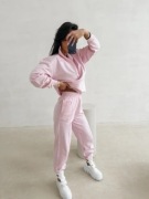 Komplet damski dresowy OLAVOGA BLOOM - Róż L