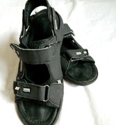 Czarne sandały trekkingowe, sportowe 39/25cm