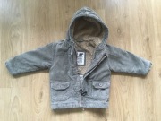 zimowa sztruksowa kurtka marks&spencer rozmiar 92