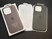 Etui oryginał Apple iPhone 15 Pro silikonowe MagSafe popielaty brąz (szary)