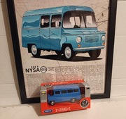 Zestaw plakat plus model samochodu Nysa 522 Stan Nowe 