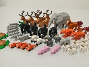 Lego zestaw zwierząt, 52 figurki