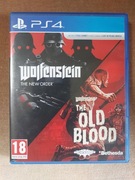 WOLFENSTEIN The NEW ORDER i OLD BLOOD PS4 PlayStation4 idealna unikat