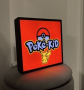 Lampka LED NEON Pokémon poké-kid pokemon lightbox - prezent dekoracja lampa