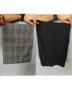 Dwie spódniczki obcisłe mini xxs