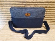 Torba na laptop 14" handmade- aktówka do pracy