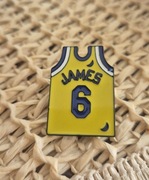 Przypinka Lebron James #6 – koszykówka, NBA, Los Angeles Lakers