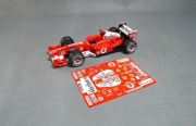 Naklejki alternatywne do LEGO Icons 11375 Ferrari F2004 Schumacher