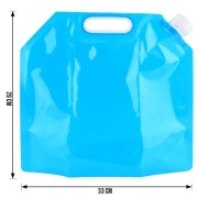 SKŁADANY POJEMNIK NA WODĘ 5L TORBA KANISTER BIDON