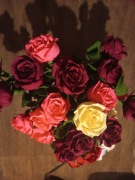 Róża z krepy włoskiej 