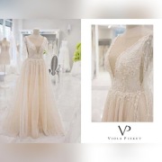 Suknia Ślubna V.Piekut Courier 34/36 welon tren 