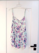 H&M krótki letni kwiecisty kombinezon na ramiączkach w kwiaty kwiatki