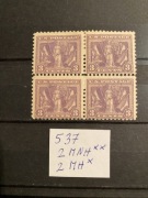 USA Scott 537 MNH**/ MH* Czwórka 
