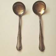 Łyżka do sosow posrebrzane