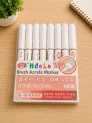 Markery akrylowe Brush Acrylic Marker – zestaw 8 sztuk, nowe