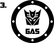 NAKLEJKA  NA AUTO TRANSFORMERS PLOTEROWA, AUTOBOTS