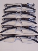 Okulary do czytania + 2,0 zestaw 5 szt.