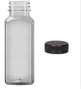 Butelki plastikowe PET z nakrętką 250 ml - 50 szt