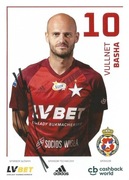 Vullnet BASHA autograf! Oficjalna karta WISŁA KRAKÓW