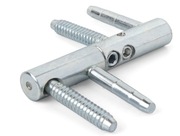 Zawiasy drzwiowe do drzwi wewnętrznych, dwuczęściowe