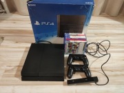 Playstation 4 500GB + 2 pady + kamera + 6 gier