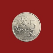Moneta 5 koron 1993, Słowacja