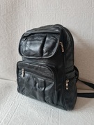 Plecak damski mały torebka torba czarny skórzany