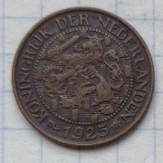 #1306 Holandia 1 cent 1925