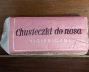 PRL Jedne z pierwszy chusteczek które pojawiły się  w latach 70-tych 