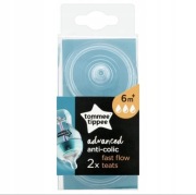 Tommee Tippee Smoczek advanced anti-colic 6+ szybki przepływ 2 sztuki