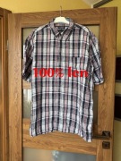 Koszula męska, z krótkim rękawem 100% len, Jean Paul r XL