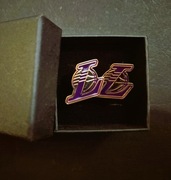 Spinki do koszuli mankietów Los Angeles Lakers NBA Prezent Luka Doncić