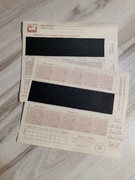 Totolotek stary czysty kupon lotto PRL vintage