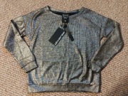 Bluza DIVERSE XS nowa stare złoto