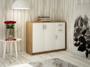 NOWA komoda z 2 szufladami, 3 kolory - 110x85x35