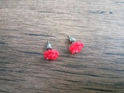 Kolczyki kwiaty róże