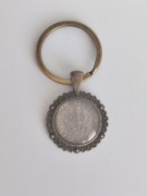 Breloczek z oryginalną monetą 20 groszy 1923 r.– rękodzieło, żywica, unikat