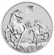 LUNAR III ROK KONIA 2026 UNCJA SREBRA