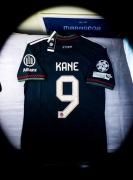 (L) Harry Kane 9 Bayern Monachium 2025/26 Liga Mistrzów Nowa Czarna T-shirt