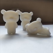 Wosk zapachowy do kominków, sojowy. Miś biały.