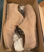 Eleganckie welurowe półbuty męskie Badura 43