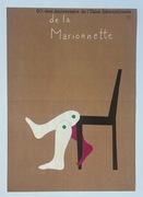Plakat DE LA MARIONNETTE aut. HENRYK TOMASZEWSKI